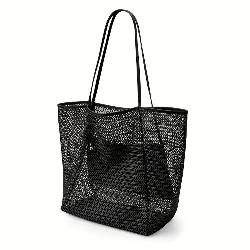 Woven Polyester Beach Tote