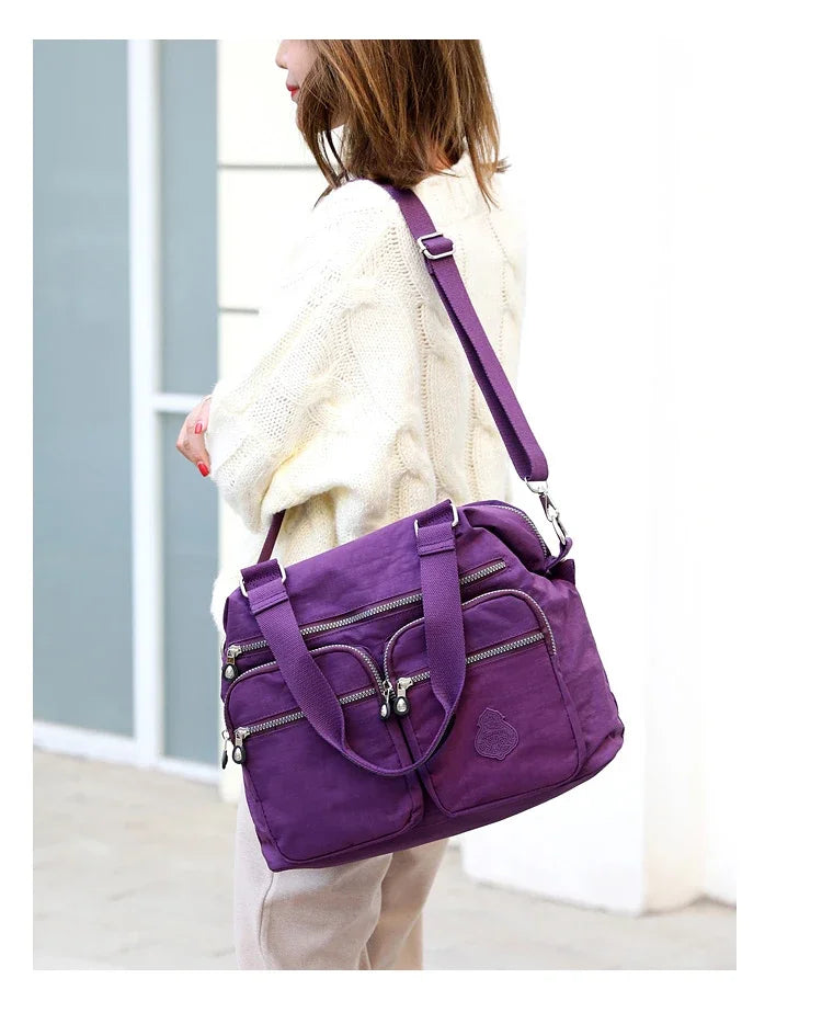 Waterproof Nylon Top-Handle Bag
