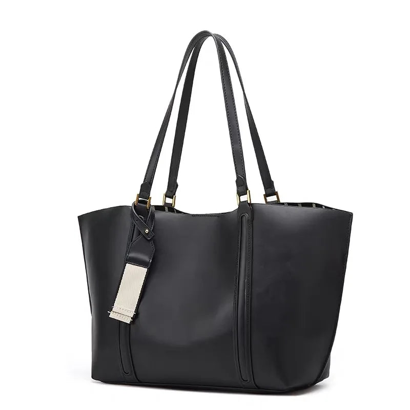 Minimalist Hasp Shoulder Tote