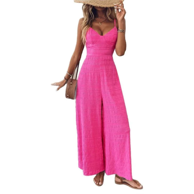 Floral Sling Wide Leg Jumpsuit