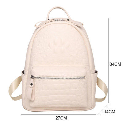 Embroidered Two-Size Backpack