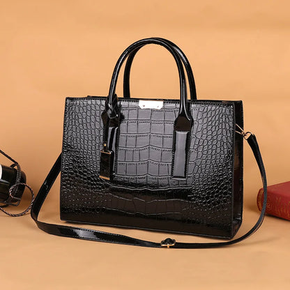 Structured Zip Work Tote