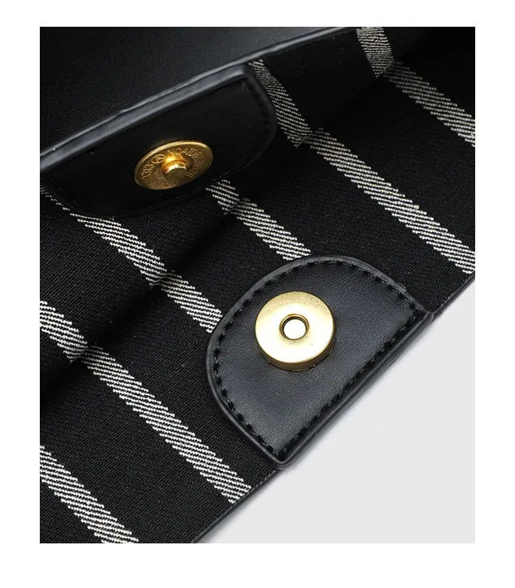 Minimalist Hasp Shoulder Tote