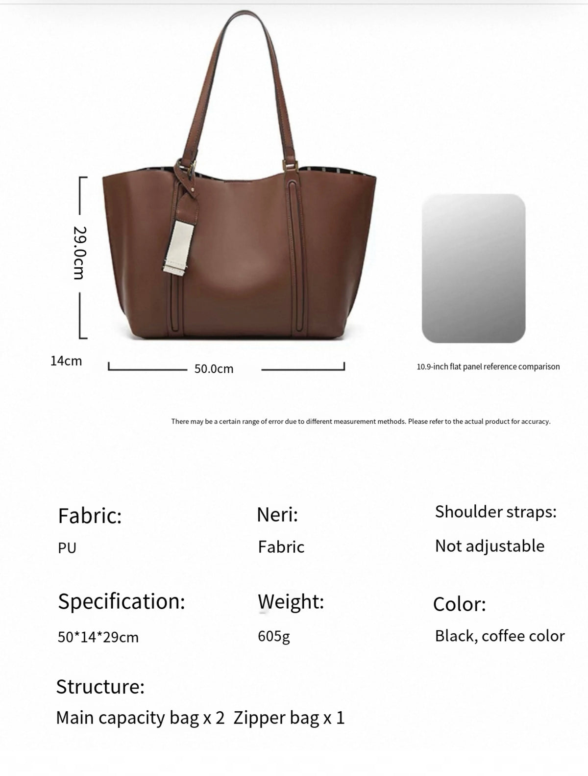 Minimalist Hasp Shoulder Tote