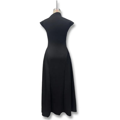 Sleeveless A-Line Evening Dress