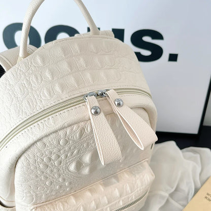 Embroidered Two-Size Backpack