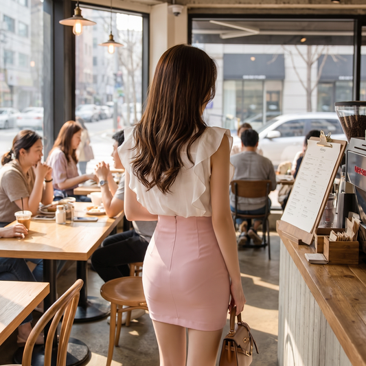 Tight High Waist Wrap Elegant Skirt